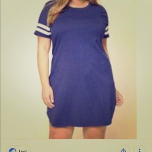Forever 21 plus varsity  dress dress